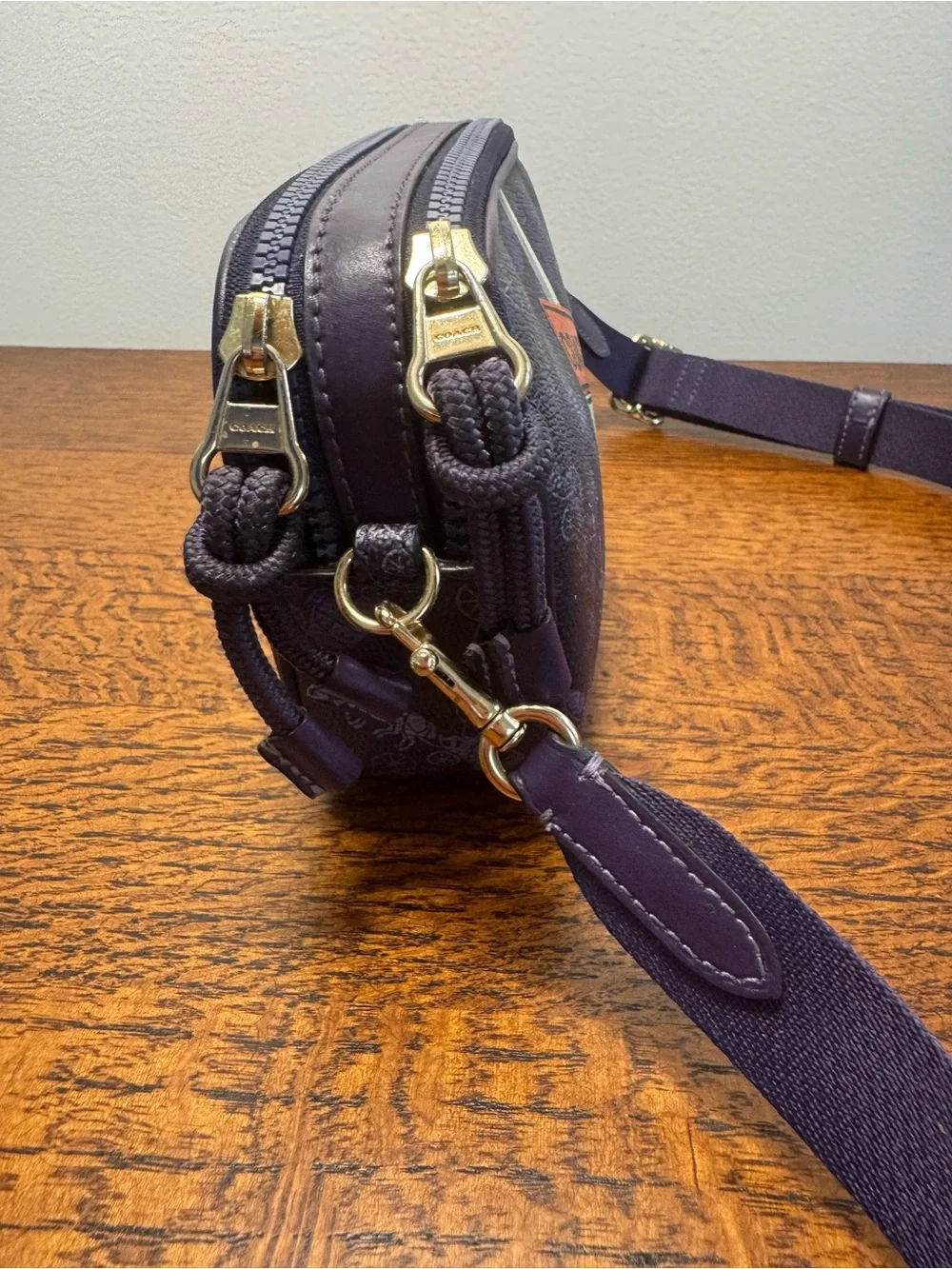 Coach Camera Crossbody Bag w/Horse & Carriage